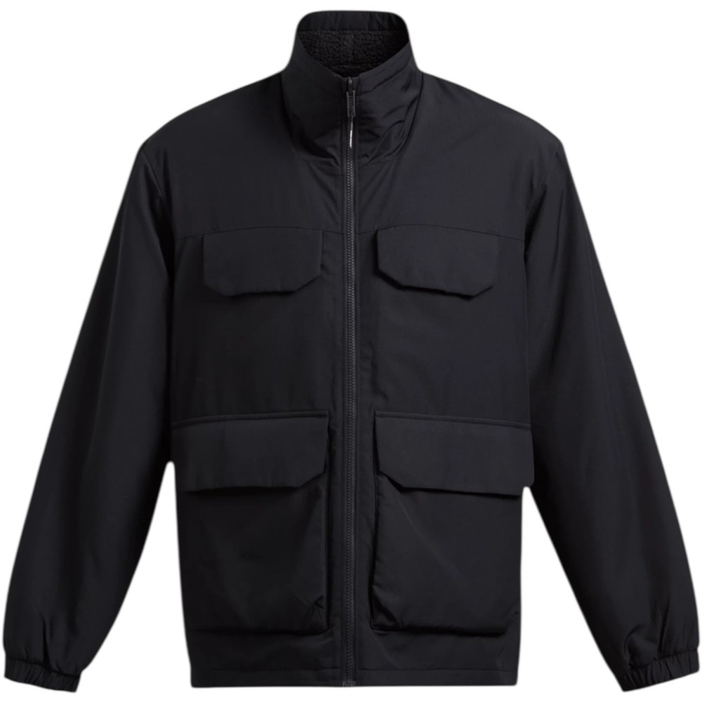 Under Armour Mission‎ Reversible Jacket Black Utility Jacket Sherpa Outerwear